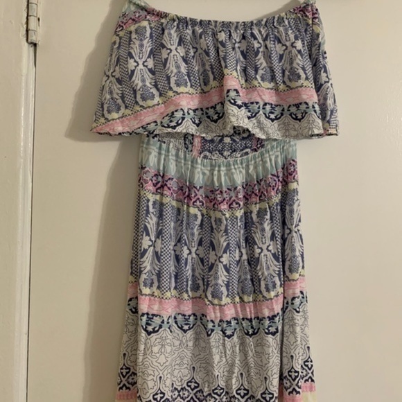 Cotton On Strapless Cut Out Back Maxi Dress Small - Picture 5 of 8